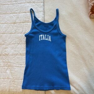 Brandy Melville Royal Blue Italia Tank
